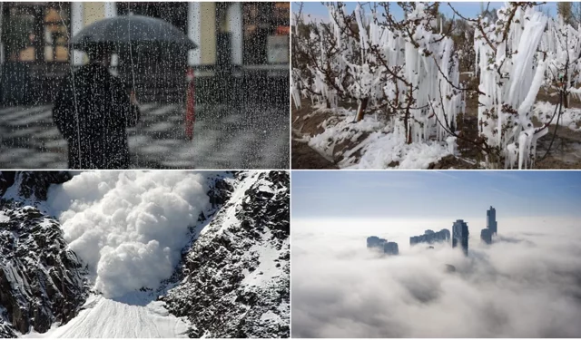 Kar, yağmur ve don uyarısı: 13 il için sarı kodlu uyarı