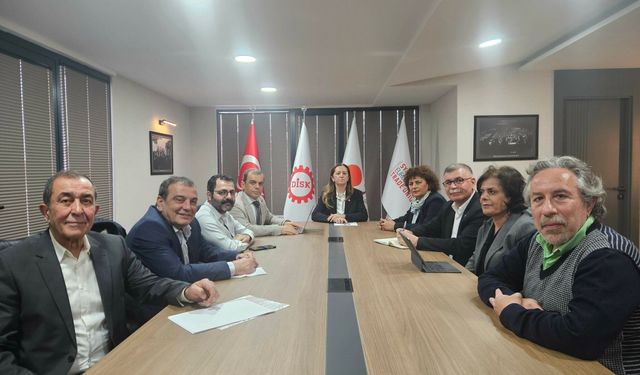 DİSK, KESK, TMMOB ve TTB 1 Mayıs için toplandı