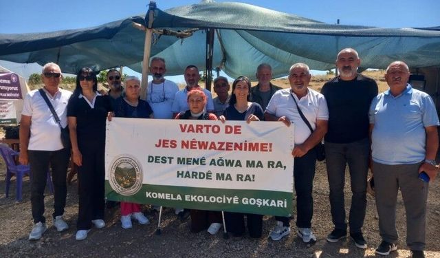 Diyarbakır’dan Varto’daki JES nöbetine destek ziyareti