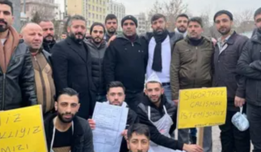 Diyarbakır’da fırın işçileri haklarını istiyor