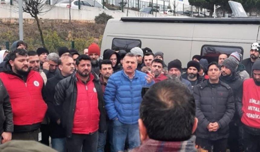 İşçilerin grevi "Milli güvenliği bozucu" diye Erdoğan kararıyla yasaklandı! İşçiler greve devam kararı aldı