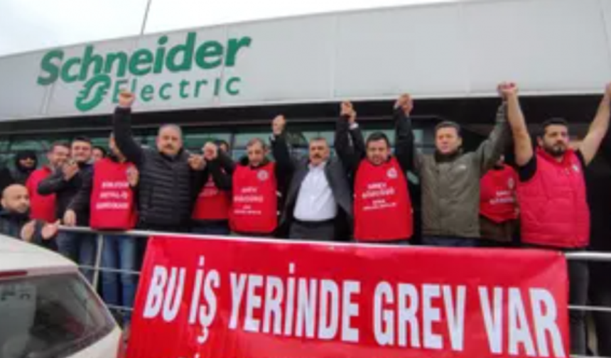 Schneider işçilerinin grev zaferi: İradenin karşısında yasaklar ve patronlar duramaz