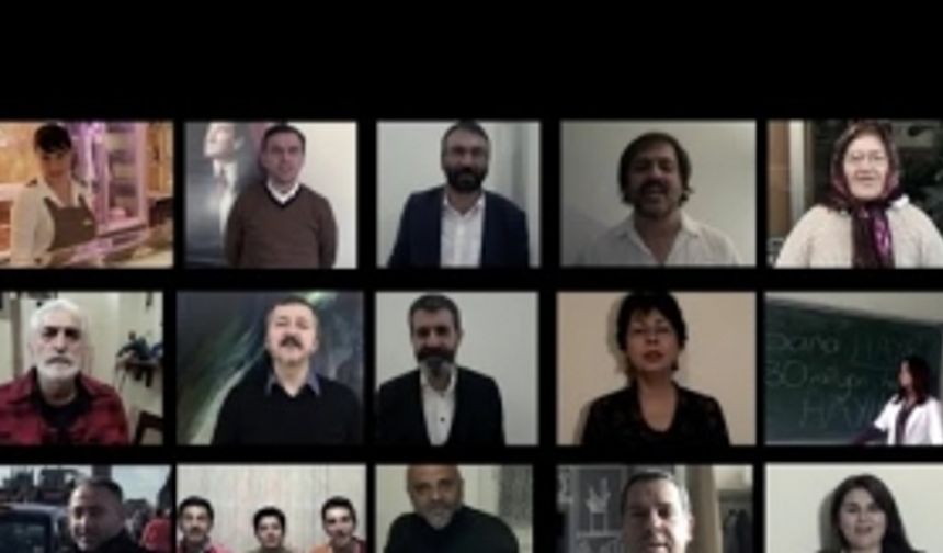 Sanatçılar'dan 'Hayır' Türküsü (Video)