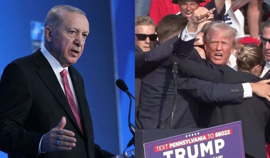 Erdoğan, Donald Trump'a yönelik silahlı saldırıyı kınadı