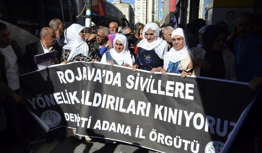 Türkiye'nin hava operasyonları protesto edildi: "Ülkede ve sınır ötesinde barış"