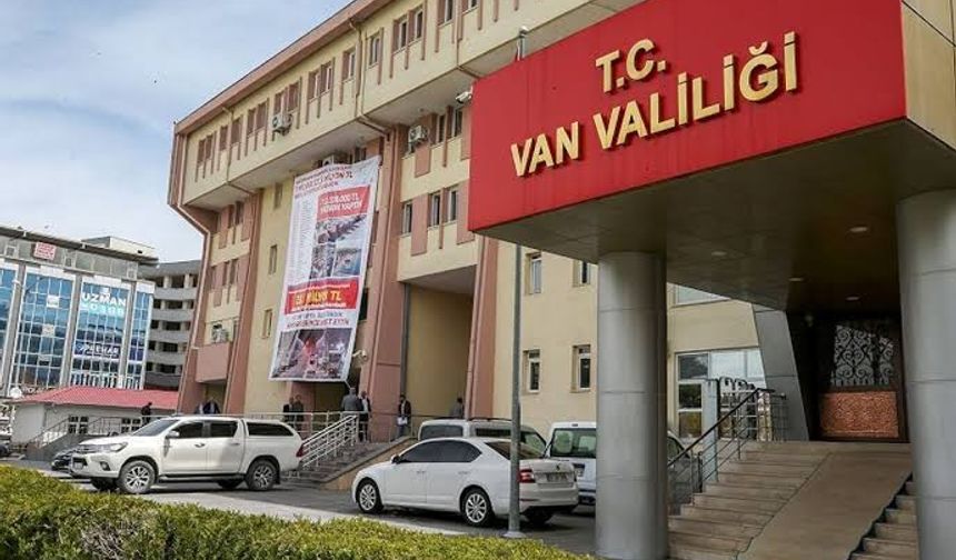 Van'da beş günlük eylem ve etkinlik yasağı