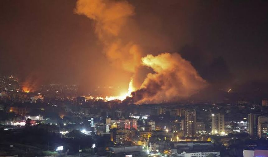 İsrail, Lübnan'ın başkenti Beyrut'a dört saldırı düzenledi