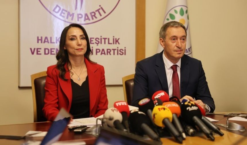 DEM Parti’den sürecin gidişatına ilişkin açıklama