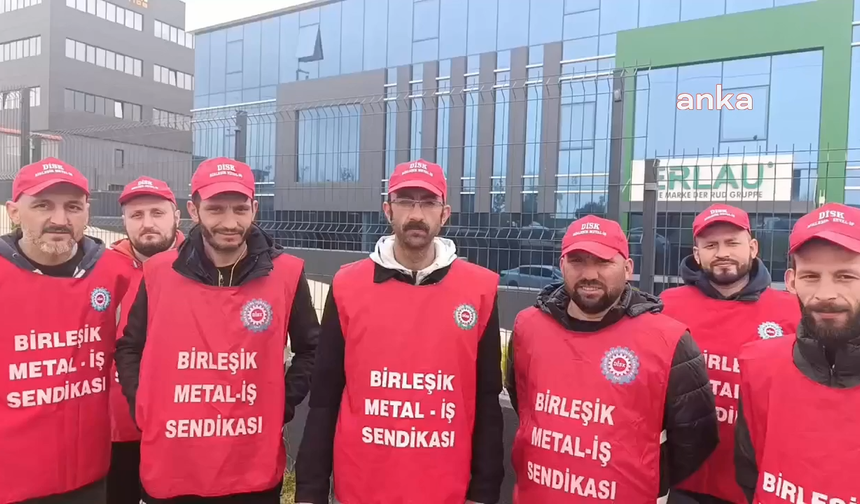 Erlau Metal’de işçilerin eylemi sürüyor