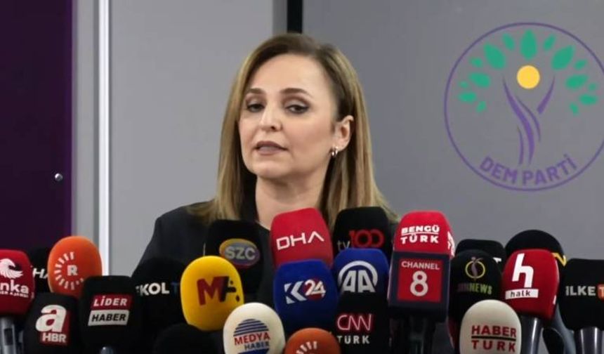 DEM Parti MYK’sı toplandı, Ayşegül Doğan açıklamalarda bulundu