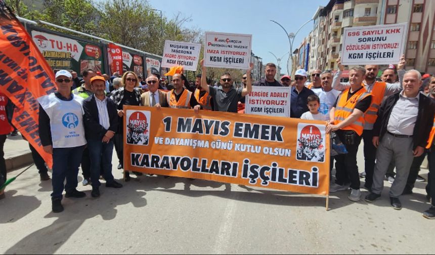 Van’da 1 Mayıs: İnsan onuruna yaraşır bir ücret istiyoruz