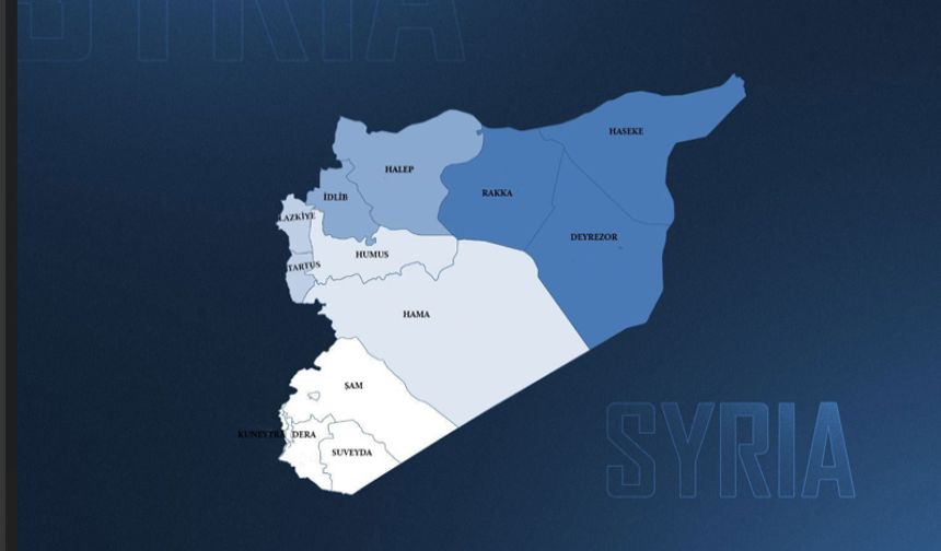 Suriye 5 ana bölgeye ayrılıyor