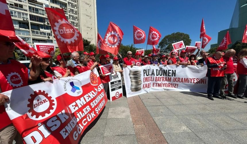 DİSK Emekli-Sen: “Pula dönen ikramiyeyi kabul etmiyoruz”