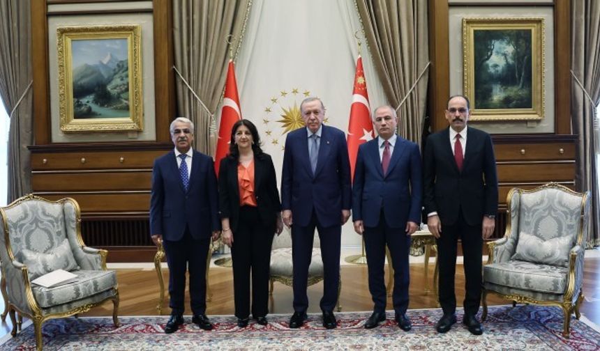 İmralı Heyeti ile Erdoğan görüşmesi başladı