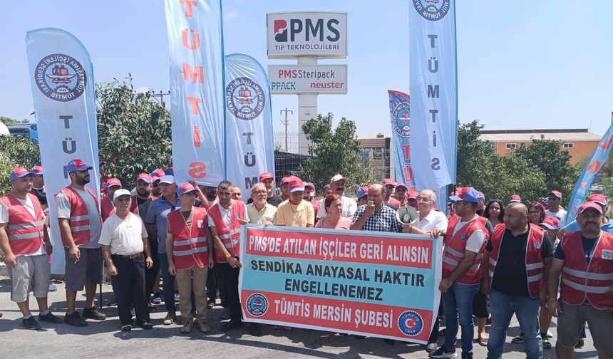 PMS patronundan sendika düşmanlığı: 12 işçi işten atıldı