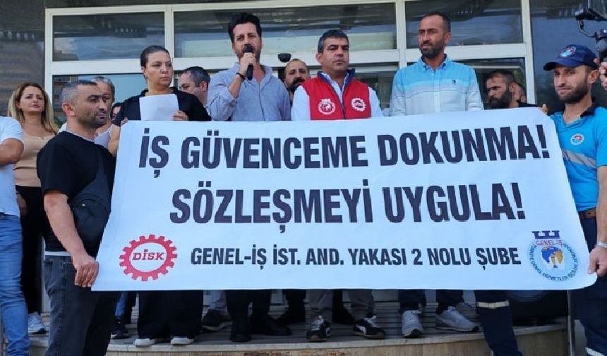 Maltepe Belediyesi işçileri: İş güvenceme dokunma, sözleşmeyi uygula
