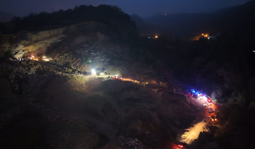 Ordu Fatsa’da taş ocağında göçük: 1 işçinin cansız bedenine ulaşıldı