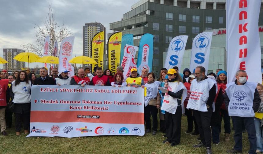 Sağlık emekçileri: Sağlıklı bir çalışma ortamı talep ediyoruz