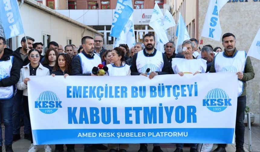 KESK: Emekçiler bu bütçeyi kabul etmiyor