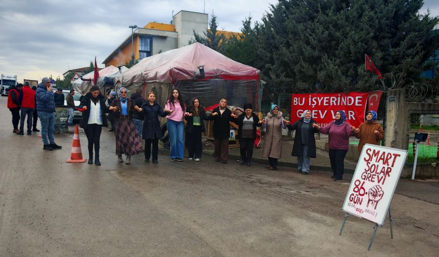 Smart Solar işçilerinin grevi 86'ncı gününde