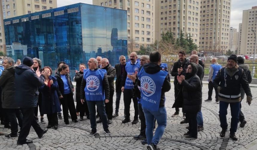 Ataşehir Belediyesinde emekçilerden ücret kesintisi eylemi
