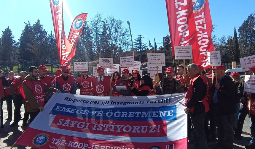 Özel İtalyan Lisesi öğretmenleri 19 gündür grevde: ‘Ayrımcılığa son verin’