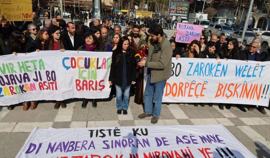Çocuklar İçin Barış İnisiyatifi ve Amed Çocuk Hakları Ağı, Kobanili çocuklar için çağrı yaptı