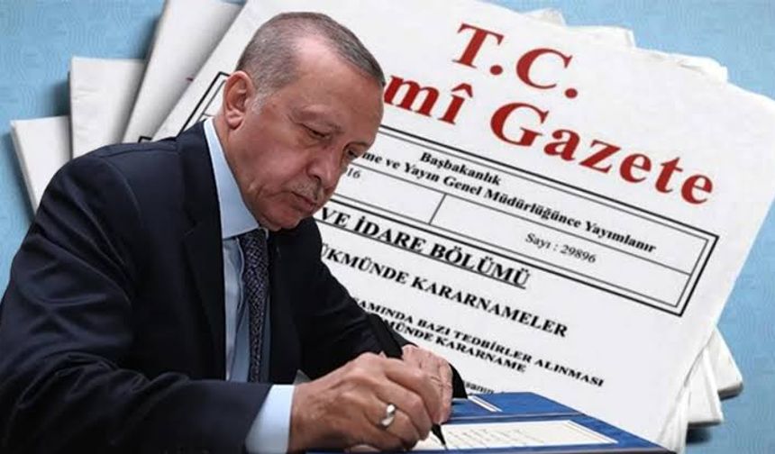 Atama ve görevden almalar Resmi Gazete’de