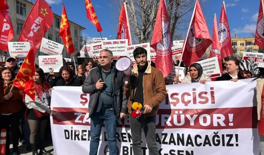 Şık Makas İşçileri 150. Günde Bakanlık Önünde Eylemde
