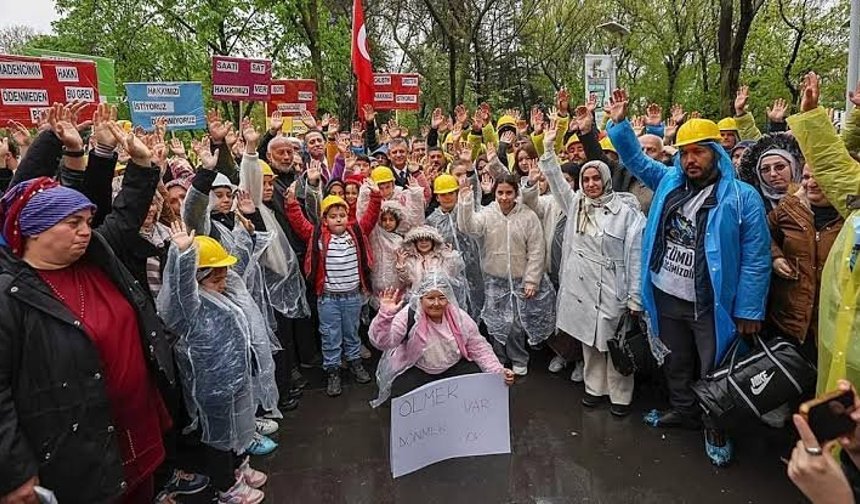 Direnişte 16. gün: Madenciler Bakanlığa gidiyor