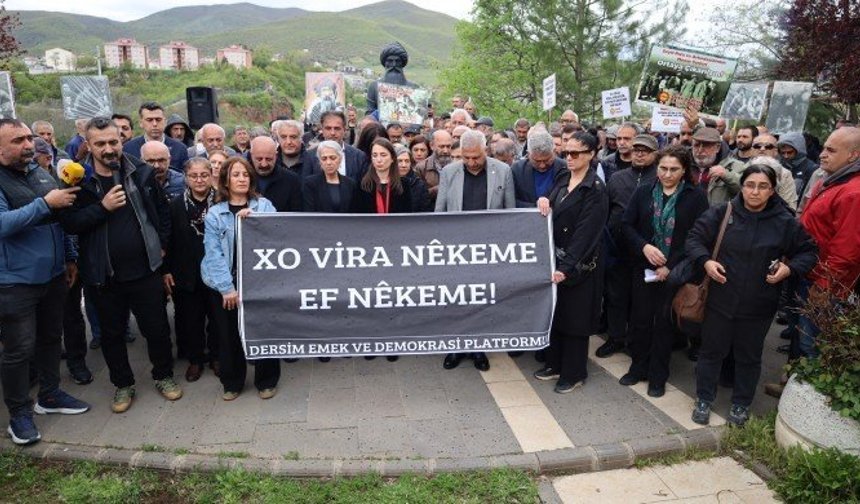 Dersim Tertelesi’nde yaşamını yitirenler anıldı: “Adalet ve yüzleşme çağrısı”