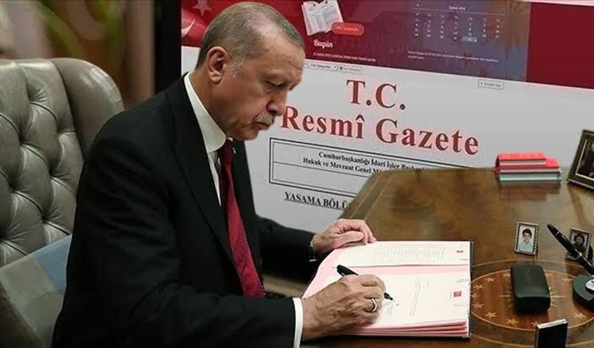 Resmi Gazete’de yayımlandı: Erdoğan’dan peş peşe kritik atamalar