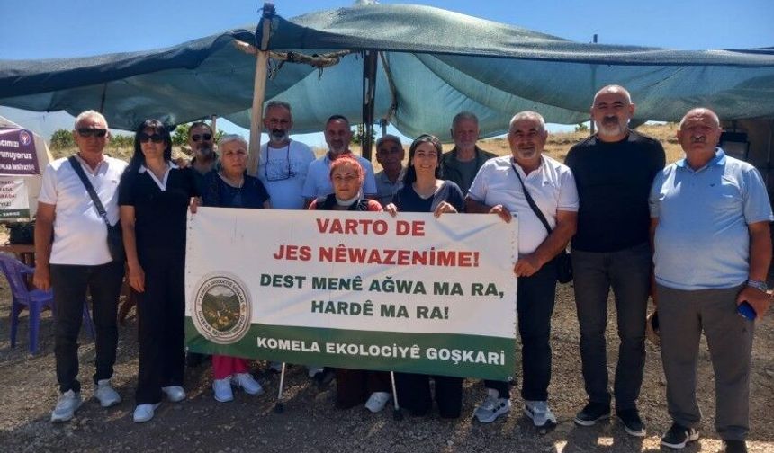 Diyarbakır’dan Varto’daki JES nöbetine destek ziyareti